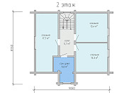 Полутораэтажный дом шале из бруса 9х9 с котельной Млада